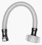 Toilet Connector,reinforced Poly VINYL,3/8 COMPRESSIONX7/8 BALLCOCKX9 In. - 7238. Fixed Price $13.04.