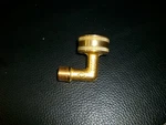 1 New Bmc 3/4" Female Hose Thread X 3/8" Od Dishwasher Elbow W/washer Brass. Fixed Price $10.95.