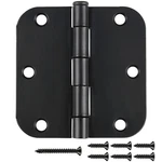 30 Pack Matte Black Interior Door Hinges Round 3.5 X Inch 5/8RADIUS Heavyd. Fixed Price $41.41.