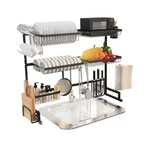 Over The Sink Dish Drying Rack, Tier Stainless Steel Adjustable (33''-40'').... Fixed Price $170.94.