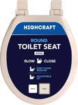 Highcraft B4TSWR Ed Wood Toilet Seat Slow Close ? Easy Remove. Fixed Price $33.27.