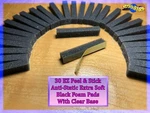 30 Ez Peel Stick As Gr Soft Blk Foam Pads 8-TRACK Tape. Fixed Price $15.99.