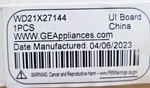 Ge WD21X27144 Control Board. Fixed Price $49.00.