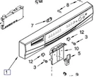 3385744 Whirlpool Dishwasher Panel Control. Fixed Price $192.96.