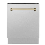 24" Zline Autograph Top Control Dishwasher Snow Stainless 3RD Rack DWVZ-SN-24-CB. Fixed Price $1549.99.