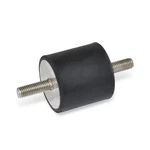 J.w. Winco 451.1-40-25-3/8-55 GN451.1-40-25-3/8X16-55 Rubber Bumper Stainless,. Fixed Price $13.39.