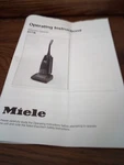 Miele S174I Vacuum Cleaner Operating Instructions Owner's Manual Guide Free Ship. Fixed Price $6.99.