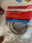 Keokle KL88061 Stainless Steel Washing Machine Hoses+elbow+hot+cold Connect. Fixed Price $18.00.