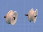 Whirlpool Dishwasher Upper Rack Slide Rail Rollers, Set Of (WP8528831). Fixed Price $7.99.