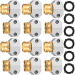 6 Sets Garden Water Hose Repair Connector Kit Zinc Aluminum Female End. Fixed Price $43.01.