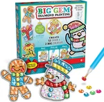 Holiday Big Gem Diamond Painting Kit Create 12 Festive Stickers & Suncatcher. Fixed Price $24.85.