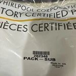 Whirlpool 282348 Dishwasher Sub-pack. Fixed Price $24.39.