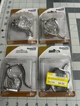 New 4-PACK Lot 2/PC National Hardware N192-781 Coat Hat Robe Hook Nickel Finish. Fixed Price $13.12.