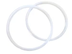 "twin Pack: 2 Gjs Gourmet Silicone Gaskets Compatible With 6 Quarts, Clear. Fixed Price $27.34.