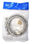 Supco Stainless Steel Hose Elbow 3/8" Comp X 72" 1406DWSS Replacement. Fixed Price $9.30.