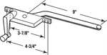 Prime-line H 3514 Aluminum Left Single-arm Casement Window Operator. Fixed Price $19.32.