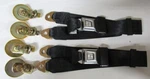 Universal Fit Replacement Lap Seat Belt Set Black + Bracket Mounting Kit, 74". Fixed Price $143.25.