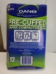 Dano Group Pre-cuffed Compactor Bags 12 Pack New. Fixed Price $18.97.