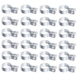 Kinnan 24 Pack 2-3/8" Galvanized Steel Chain Link Fence Tension Bands Bolts Incl. Fixed Price $63.15.