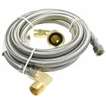 Premium Stainless Steel Dishwasher Fill Hose 3/8"X3/8" 6-FOOT Water Supply Line. Fixed Price $11.95.