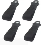 Heavy Duty Belt Connectors - 4 Pack With Loop And Suspender Large, Black. Fixed Price $12.93.