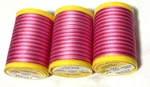 Coats & Clark Cotton Machine Quilting Multicolor Thread "pink Passion" 3 Pk. Fixed Price $7.50.