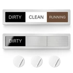Elitesign Dishwasher Magnet Clean Dirty Sign, 3 Options, Brushed Silver. Fixed Price $21.44.