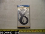 QTY=3: 841632 Hillman 4" Black Aluminum Die Cast Nail On Number. Fixed Price $8.29.