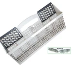Maytag Dishwasher Silverware Basket W10243155 Light Grey + Dark Gray Flaps. Fixed Price $18.99.