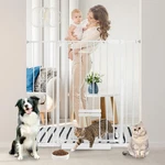 Baby Gate 41 Inch Adjustable Auto Close Dog White Nexussmash Tall Small Door. Fixed Price $179.99.
