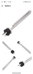 Dernord 240V 4500W Tri-clamp Foldback Heating Element Stainless Steel Immersi.... Fixed Price $25.00.