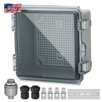 Joinfworld 6X6X4 Outdoor Electrical Box Weatherproof Junction Plastic Clear. Fixed Price $29.16.