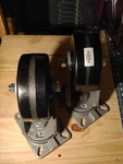 Hamilton Champion Swivel Caster With 8" 3" Plastex Phenolic Wheel 1" Stra. Fixed Price $75.00.
