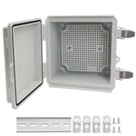 Lusumtly Electrical Box, Outdoor Waterproof IP67 5.9"DX5.9"WX3.5"H, Grey. Fixed Price $22.79.