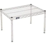Nexel Commerical Wire Shelf Platform Dunnage Storage Rack 24" 30" 14" Chrome. Fixed Price $76.97.