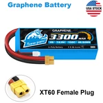 Yowoo 3300MAH 4S Lipo Battery XT60 150C 14.8V Graphene For Rc Drone Helicopter. Fixed Price $29.86.