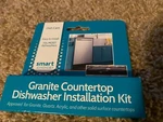 Solid Surface Granite Countertop Dishwasher Installation Mounting Kit No Mess. Fixed Price $7.99.