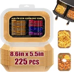 225PCS Air Fryer Disposable Paper Liners For Ninja DZ201/DZ401/DZ550/SL401 Dual. Fixed Price $26.01.