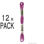 12X Dmc Embroidery Thread Mouline Special 117MC -3607, Stranded, 8M. Fixed Price $23.52.