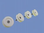 Frigidaire 154333902 Dishwasher Dishrack Rollers, Set Of (5304507405). Fixed Price $9.99.