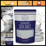 Natural Dishwasher - Food Grade Coarse Sea Salt, Water Softener, 5 Lb Bag. Fixed Price $42.99.