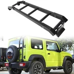 New Aluminum Car Rear Tail Door Ladder Climbing Fit For Suzuki Jimny 2019+ Blk. Fixed Price $67.71.