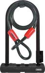 Abus Ultra 410 Bike U-lock + Cobra Cable 5.5 Black. Fixed Price $100.10.