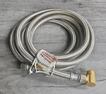 DW120SSBL Certified 10' Braided Stainless Steel Dishwasher Connector W/ Elbow. Fixed Price $14.89.