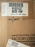 Whirlpool Circulation Pump Motor #W10231537 *open Box Oem*. Fixed Price $149.99.