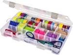 Large Solutions Box Clear Art & Craft Organizer With Dividers - Plastic Storage. Fixed Price $18.69.