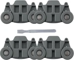4-PACK Steel Screw W10195416V Dishwasher Wheels For Lower Rack. Fixed Price $9.99.