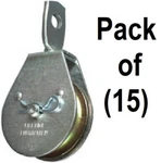 N195-792 2" Single Metal Pulley Swivel Eye 480 Lb Working Load 15 Pack. Fixed Price $189.99.