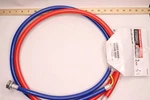 (2-PK) Everbilt Washer Hoses Rubber Red/blue 4 Ft 1007 952 911. Fixed Price $12.59.