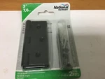 New (1) Pair National N115-451 Storm Door Hinges, Black, 3" X 1/2", Model V129. Fixed Price $13.35.